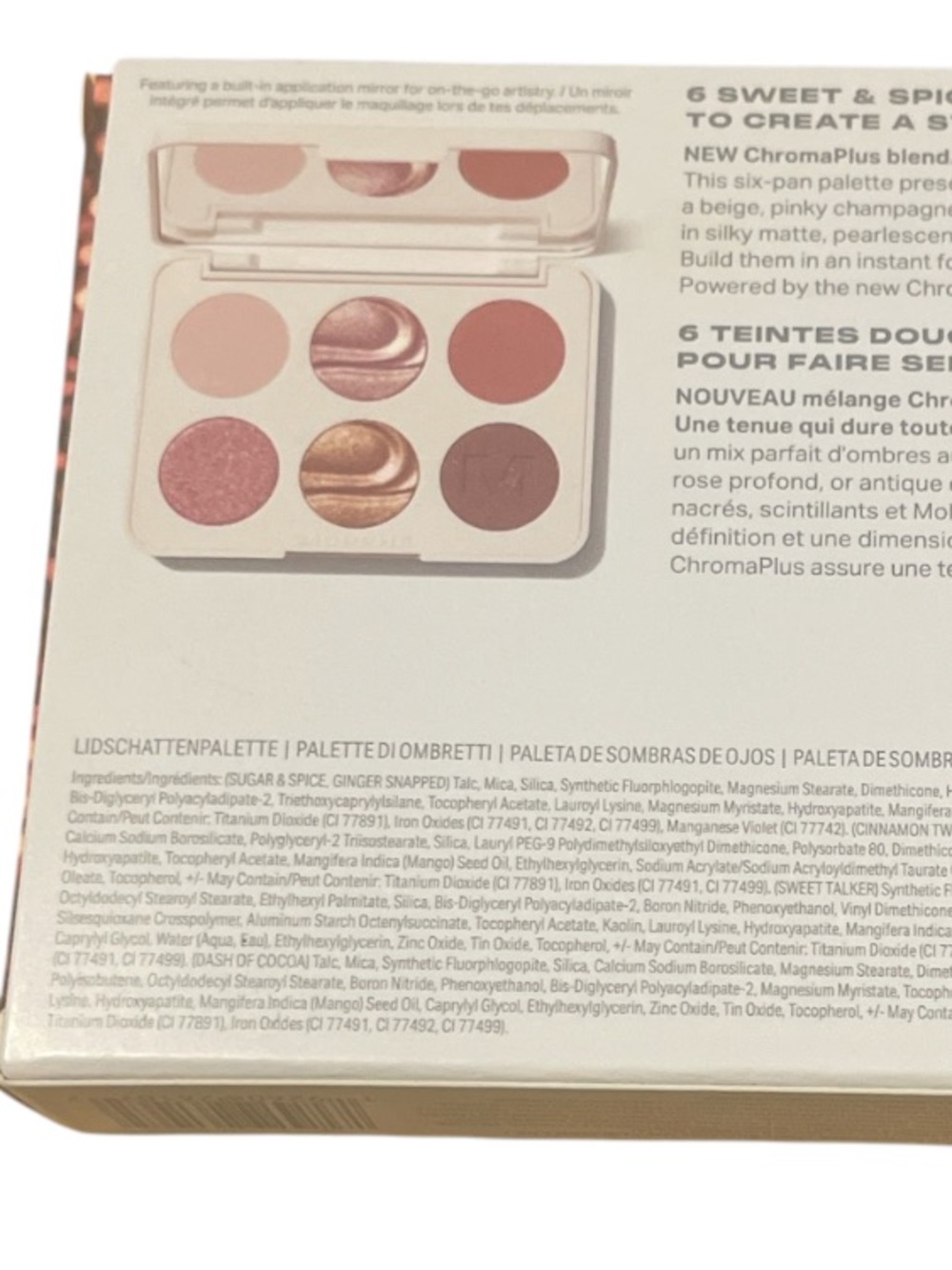 MORPHE ChromaPlus Blend 6-Pan Eyeshadow Palette Outer Spice NEW NIB - Picture 3 of 3